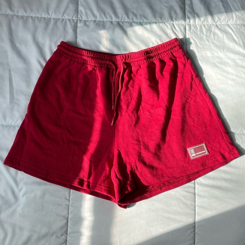 Shein burgundy shorts